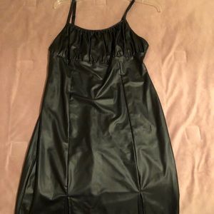 Black skin dress